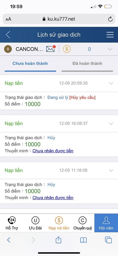 Cách rút tiền KUBET 8